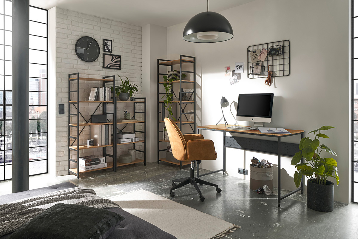 Branca Regał z 5 półkami dąb dziki